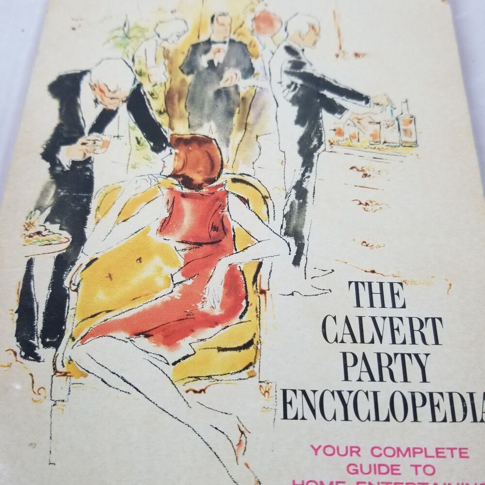 The Calvert Party Encyclopedia Vintage Cocktail Recipes Bartending Drinks MCM